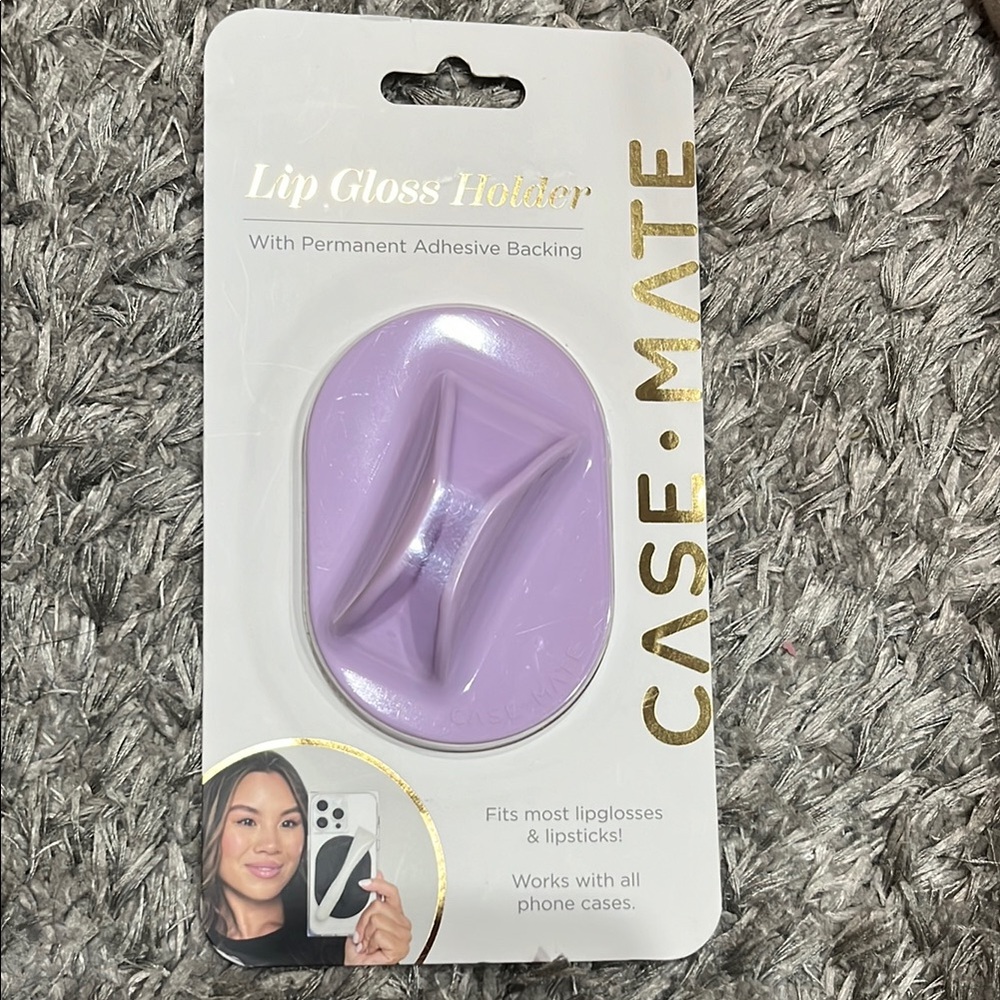 Case-Mate Purple Lip Gloss Holder